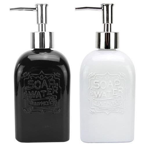 Porta Sabonete Líquido Dispenser Álcool Gel Vidro 400ML