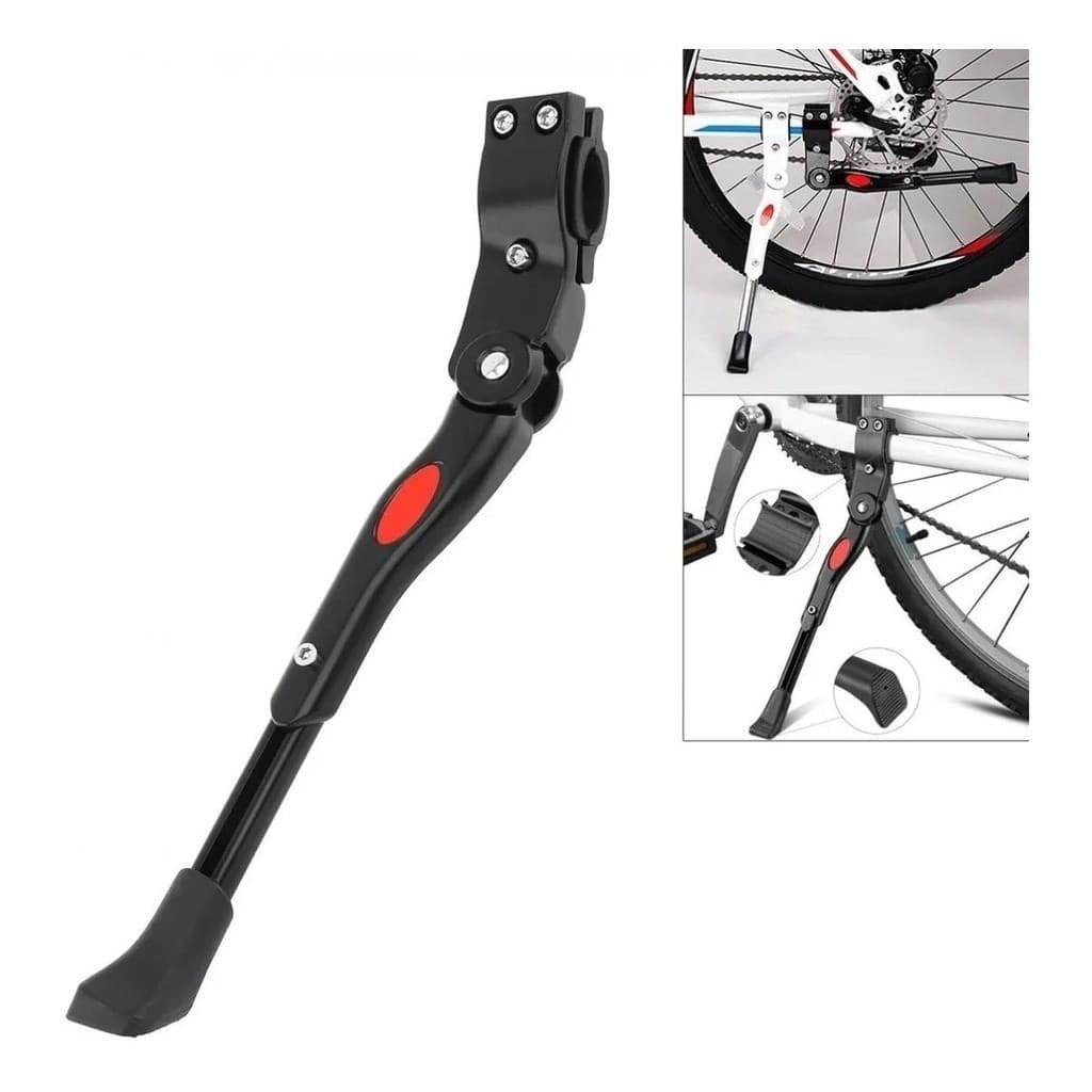 Suporte lateral para Pedal lateral de bicicleta ajustável adequado para bicicleta de 20 a 29 polegadas