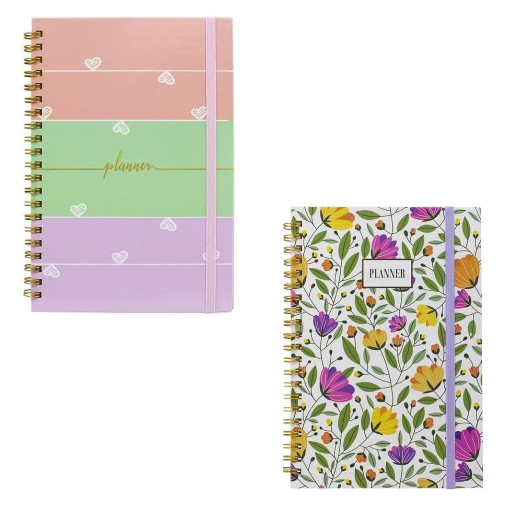 Planner Agenda Pequena 13x18cm 80 Páginas Espiral Brw Cores