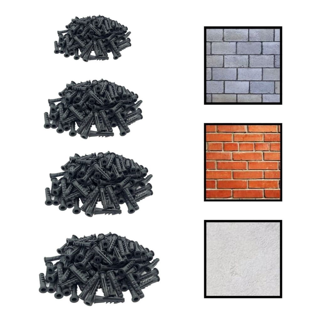 Kit De Bucha 5mm 6mm 8mm 10mm Com Aba Anel 400 Un Usaf