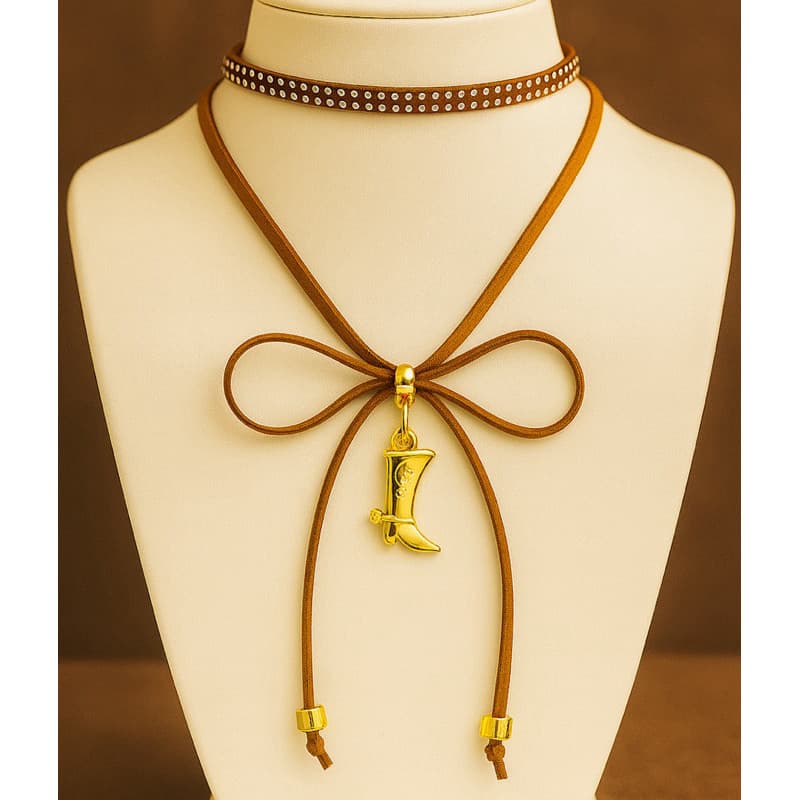 Colar chocker duplo country sertanejo vários modelos