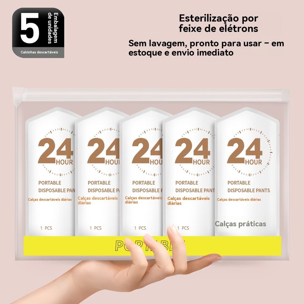 Roupa Íntima Descartável Suprimentos de Viagem Calças Convenientes para Uso Diário Sem Lavagem