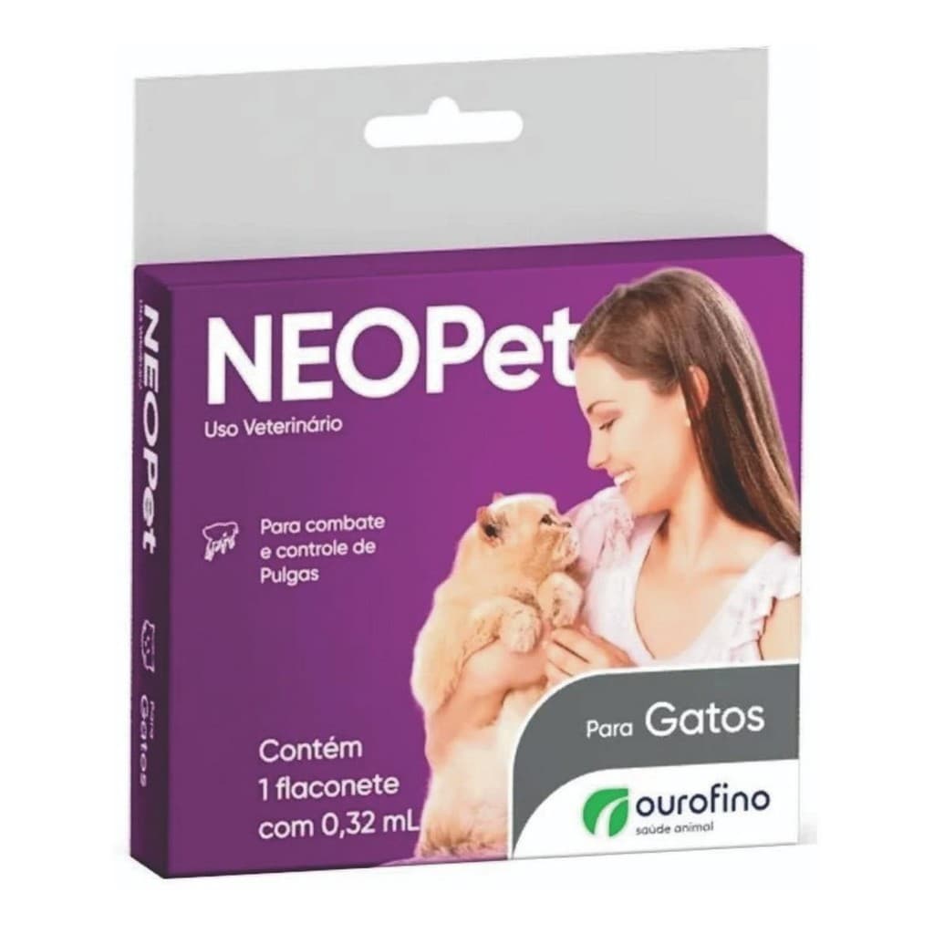 Neopet Gato Para Pulga Antiparasitário - Ourofino