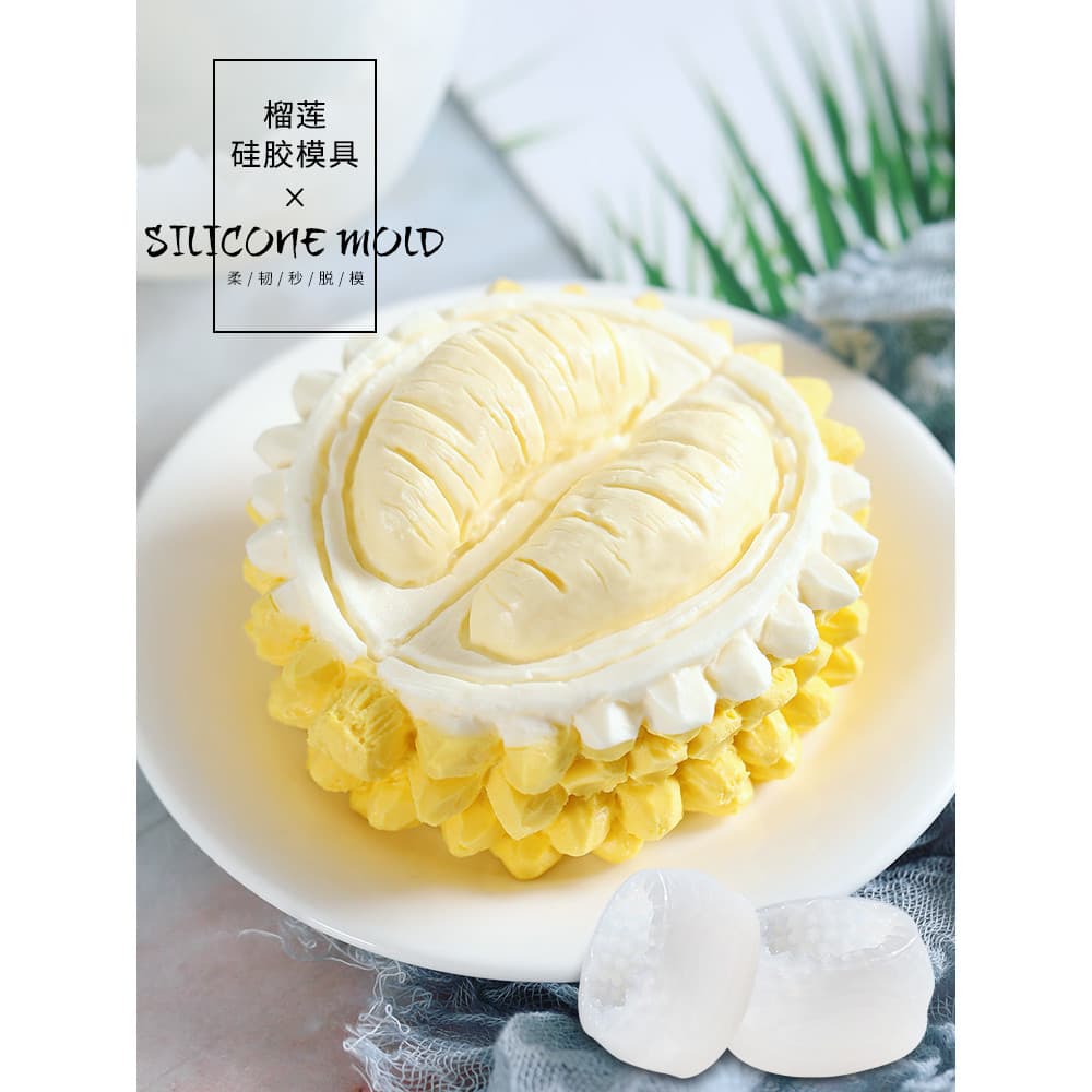 Influenciador Durian Mousse molde sobremesa francesa bolo de Chocolate cozimento doméstico sorvete pudim molde de Silico