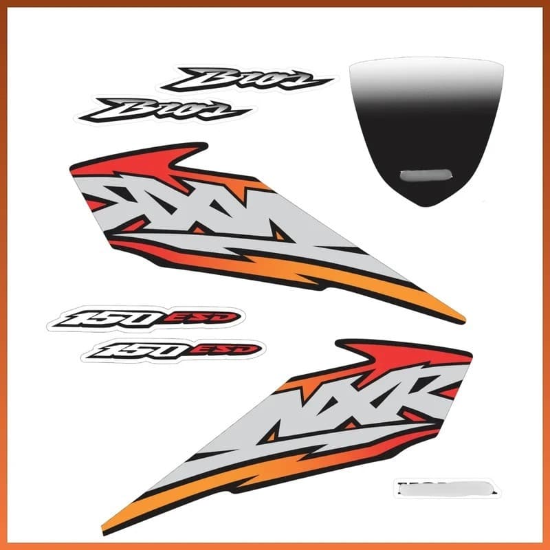 Kit Faixa Adesivo NXR Bros 2004 125 KS ES 150 ESD Cores Variadas