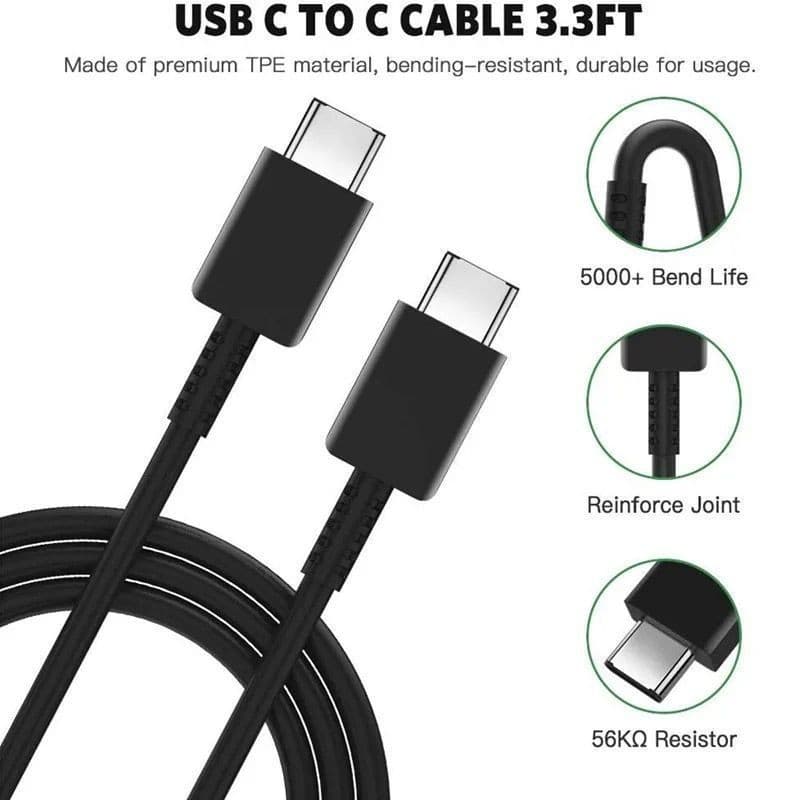 Cabo Turbo Tipo C USB C - A32 A70 A71 A80 Note 20 S21 S24 M54