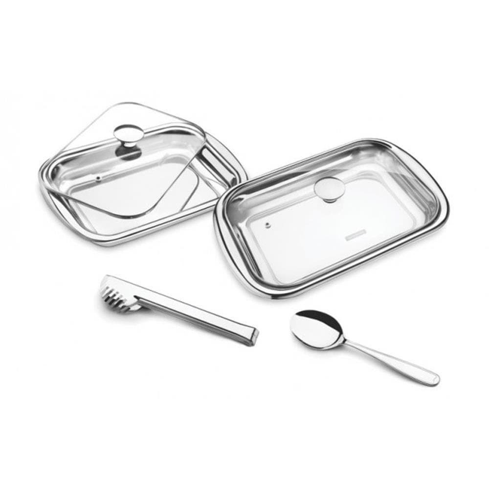 Kit para Assar e Servir 4 Peças Cosmos com Tampa de Vidro - Tramontina