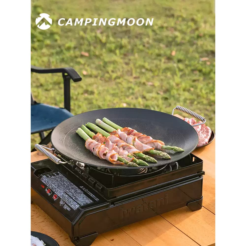 Koman frigideira antiaderente de aço de três camadas GRW-33F cascalho Kote frigideira cozinha cozinhar panela de churras