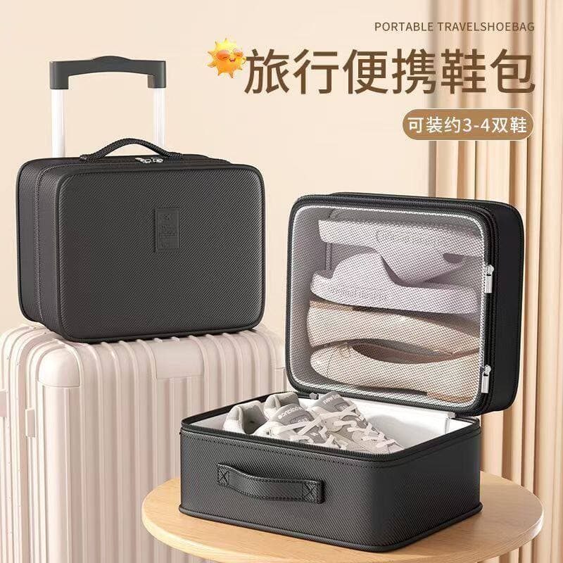Armazenamento de sapatos prático saco de armazenamento de ferramentas viagem de negócios portátil bagagem sapato saco ca