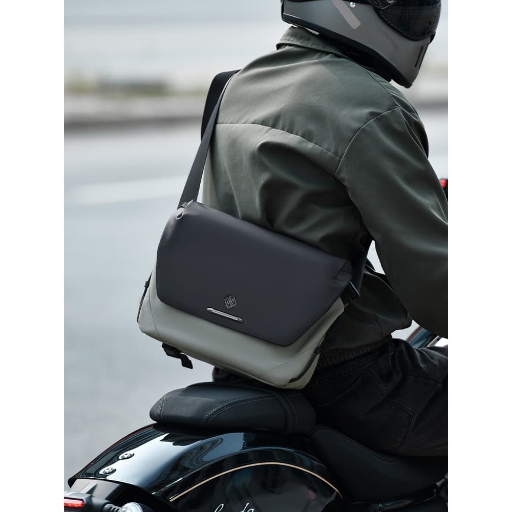 Bolsa mensageiro masculina leve estilo funcional portátil Commuter bolsa masculina Oxford pano High-End multifuncional b