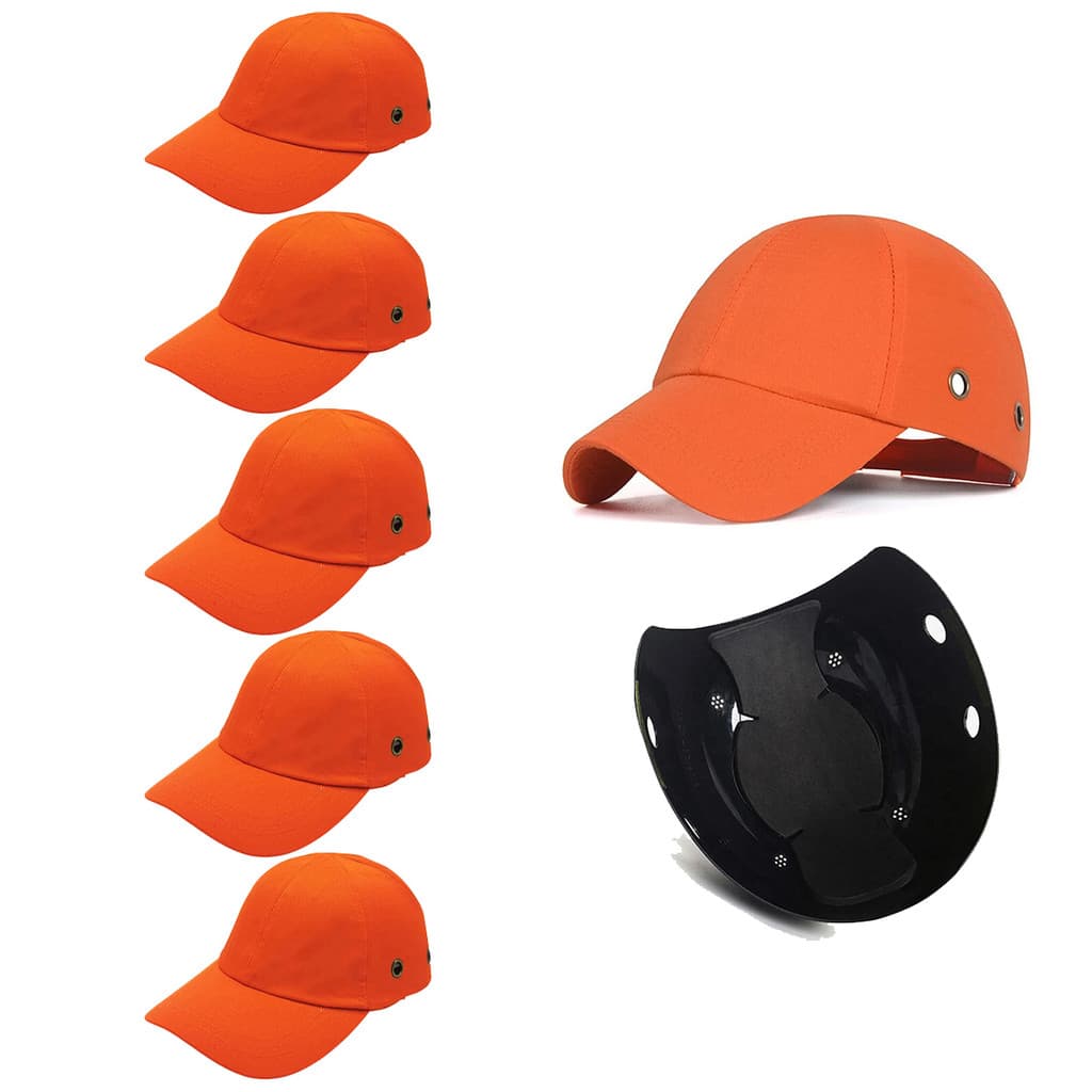 Bone com Capacete EPI Kit 5 Uni Obra Seguranca do Trabalho Casquete Trabalho Reparo Resistente Protecao
