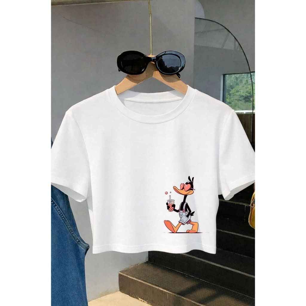 Cropped Feminino Pato Estilo Streetwear + ENVIO IMEDIATO