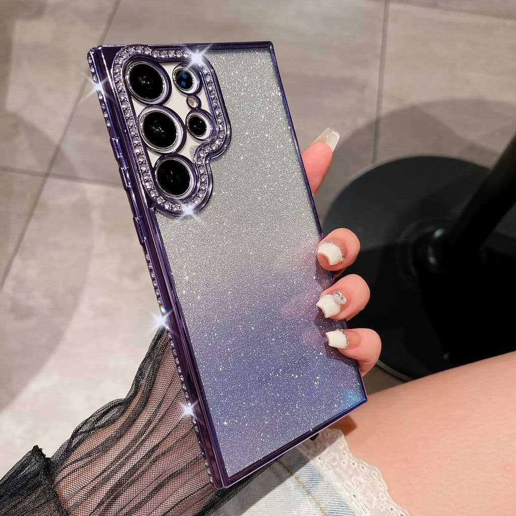 Capa de telefone Samsung s25ultra A16 com tudo incluído resistente a choques s24 luxo a52 galvanoplastia capa macia