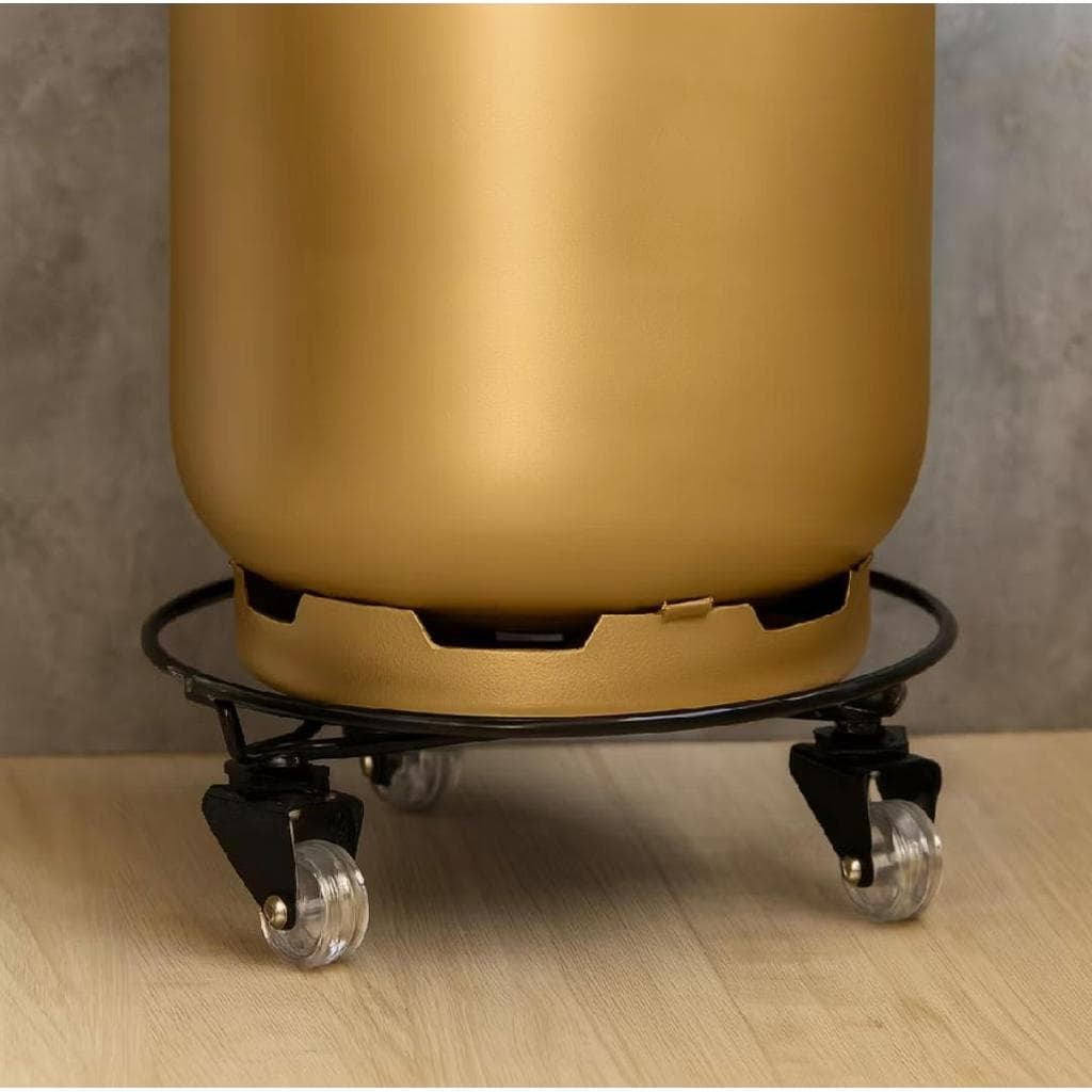 SUPORTE -BOTIJÃO DE GÁS E VASO EM FERRO FERRÇADO COM RODAS 360 GRAUS + ENVIO SEGURO E IMEDIATO