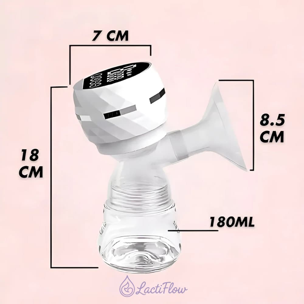 Bomba Tirar Leite Elétrica Extratora Portátil Usb Cor Branco