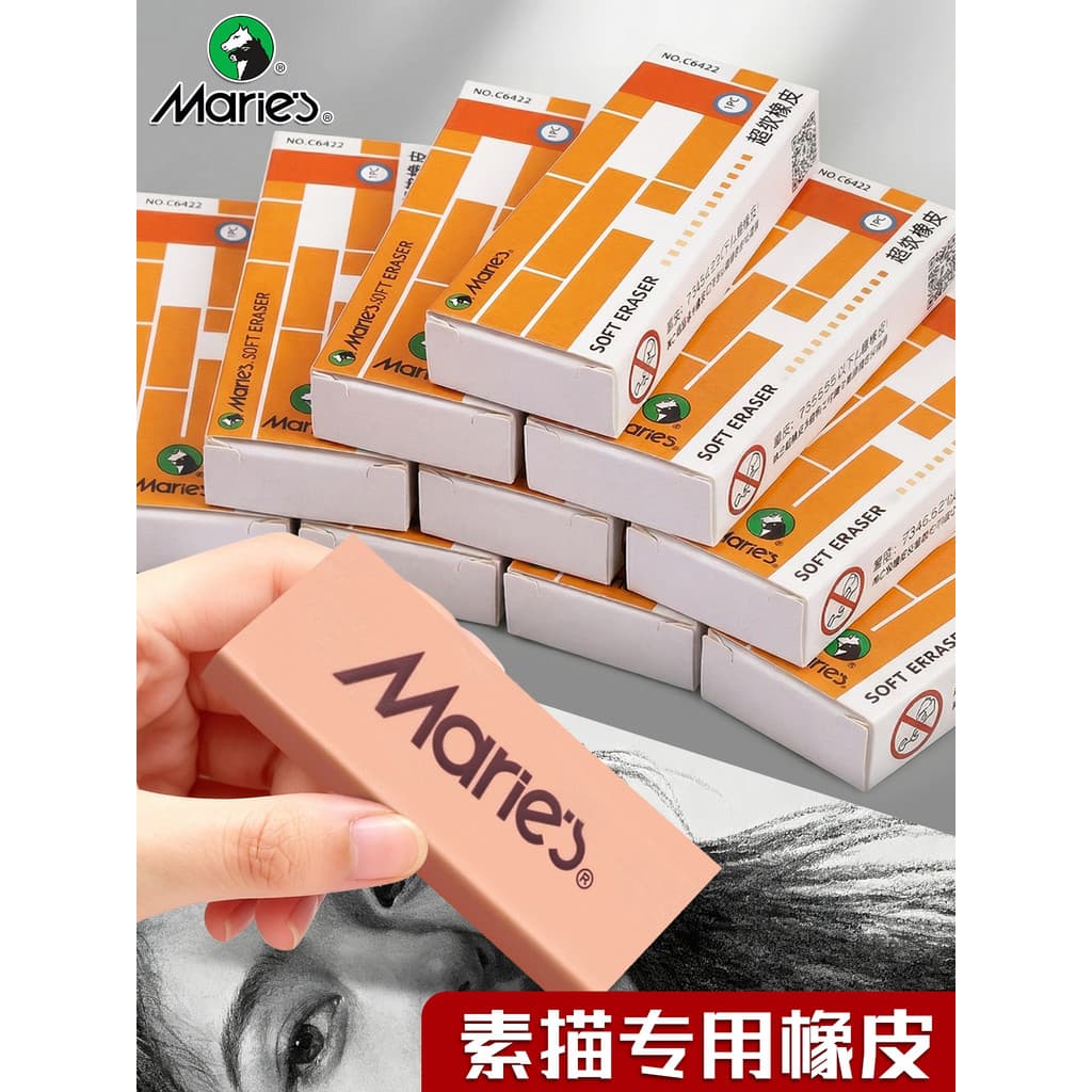 Marley Borracha Super Macia Especial para Estudantes de Arte Esboço Pintura Profissional Desenho Plástico de Alto Brilho