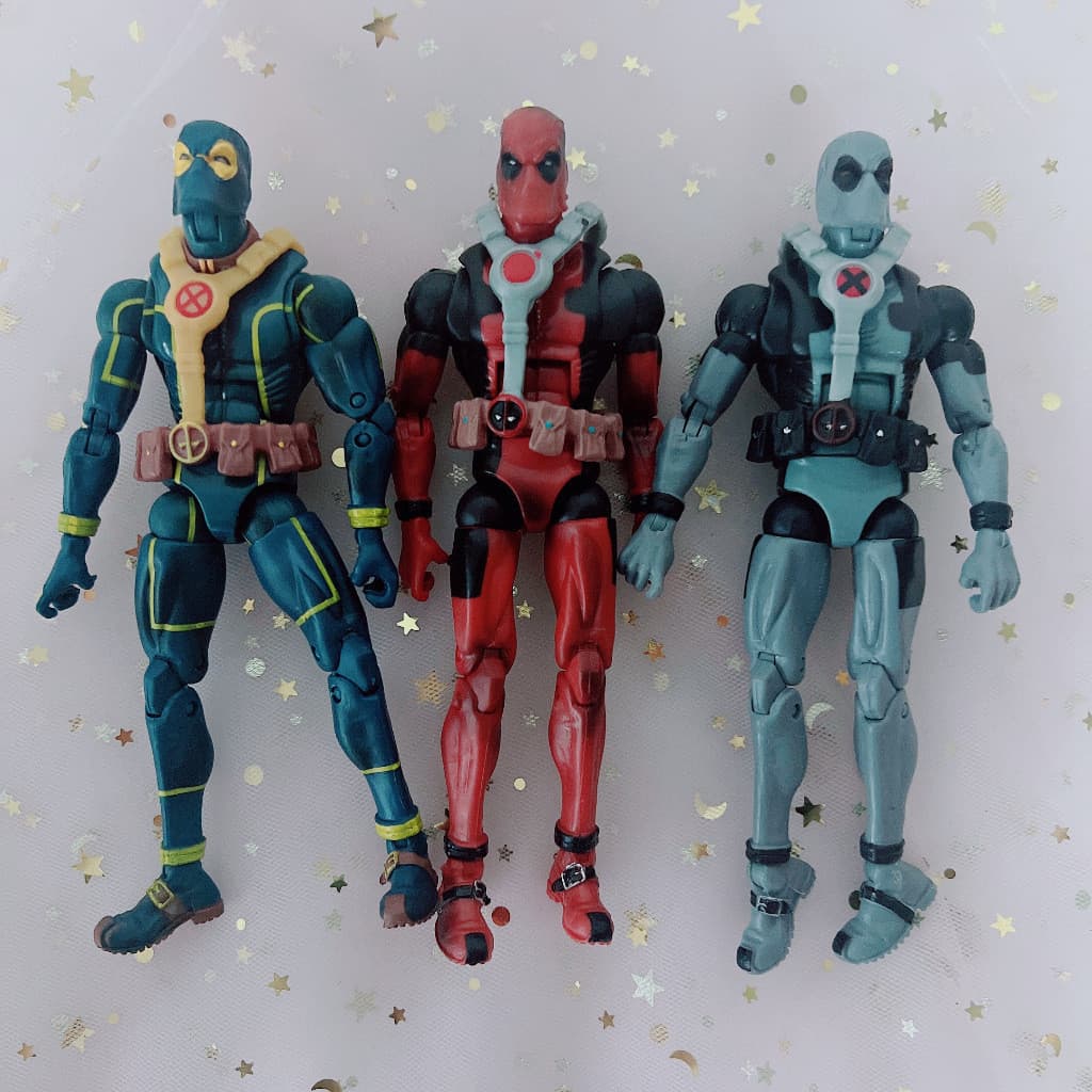 16cm Deadpool Groot Anime Ação Figura Modelo X-Men Doll Car Decoração Marvel Coleção Figurine Toys Gift