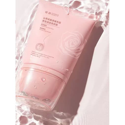 Salão de beleza mesmo estilo camélia pescoço creme endurecimento pescoço linha pescoço creme Roll-On levantamento endure