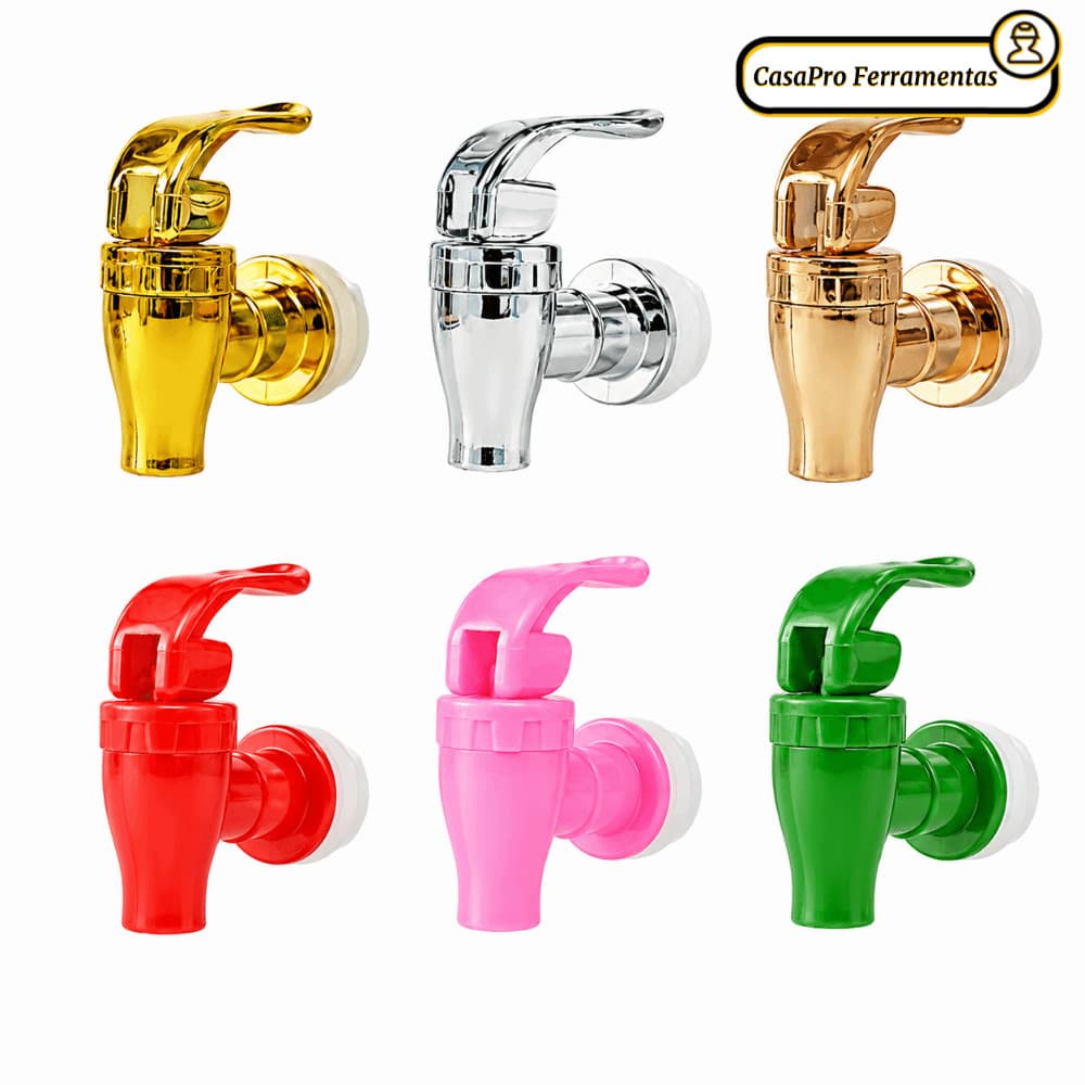 Torneira Dispensadora De Água SUNSHINY , Para Garrafa De Vinho Galvanizada À Prova De Vazamento , Material Plástico