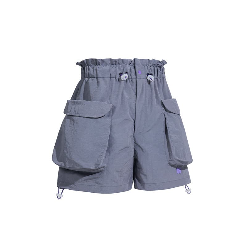 Shorts plissados de duas peças OFFWINTER 26SS Space Series