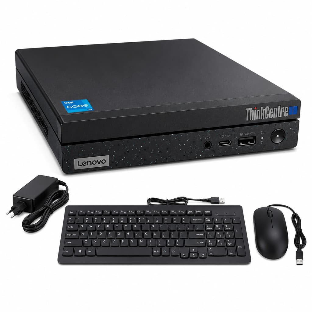 Mini PC Lenovo i3 12ª 16GB SSD 256GB Win11 Pro Wi-Fi e bluetooth