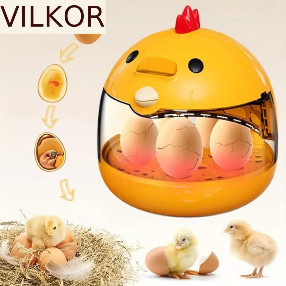 Incubadora De Ovos VILKOR | Automática Com Controle De Temperatura De Baixo Ruído , Incubador De Aves Resistente