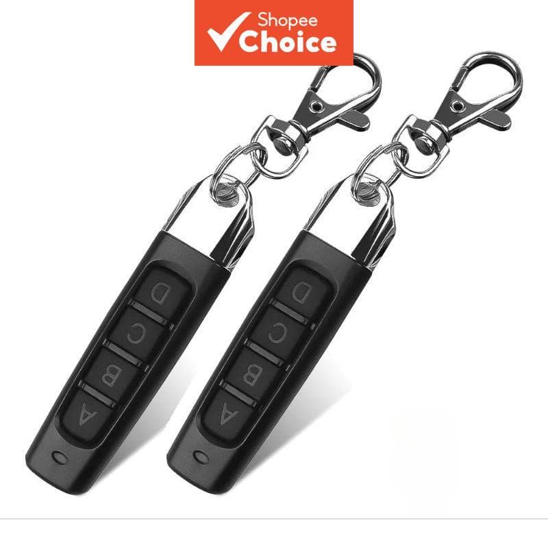 2 unidades Controle remoto Mini 433 MHz alarme automotivo eletrônico para porta 4 botões LED