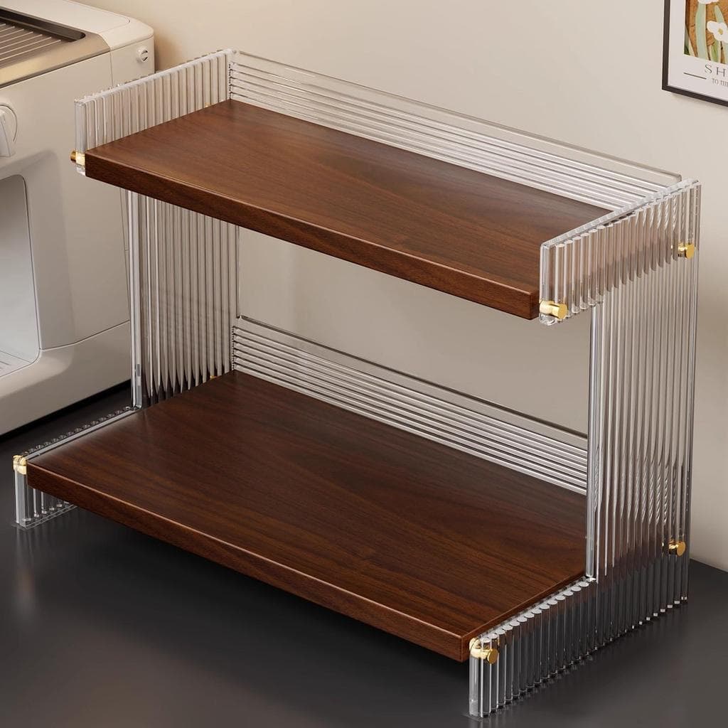 Acrílico Desktop copo de armazenamento Rack mesa de jantar bancada suporte de copo de água High-End luz luxo copo de caf
