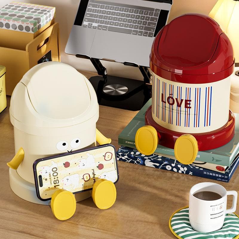 Lixeira de mesa doméstica, Mini mesa de jantar fofa, escritório, quarto, dormitório, tamanho pequeno, mesa de centro, ca