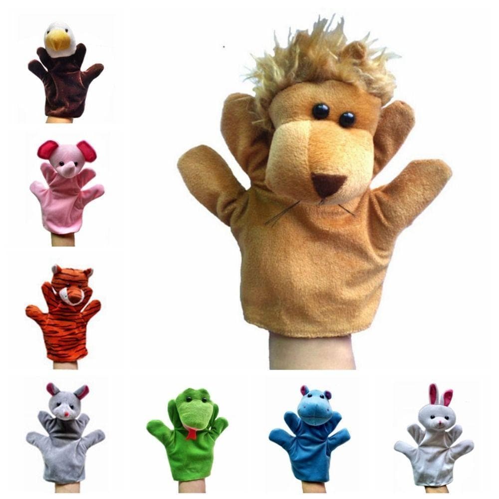 LYNDON Fantoches De Mão Adoráveis , 24 Tipos De Pano Para Animais , De Brinquedo De Pelúcia Fantoche De Dedo