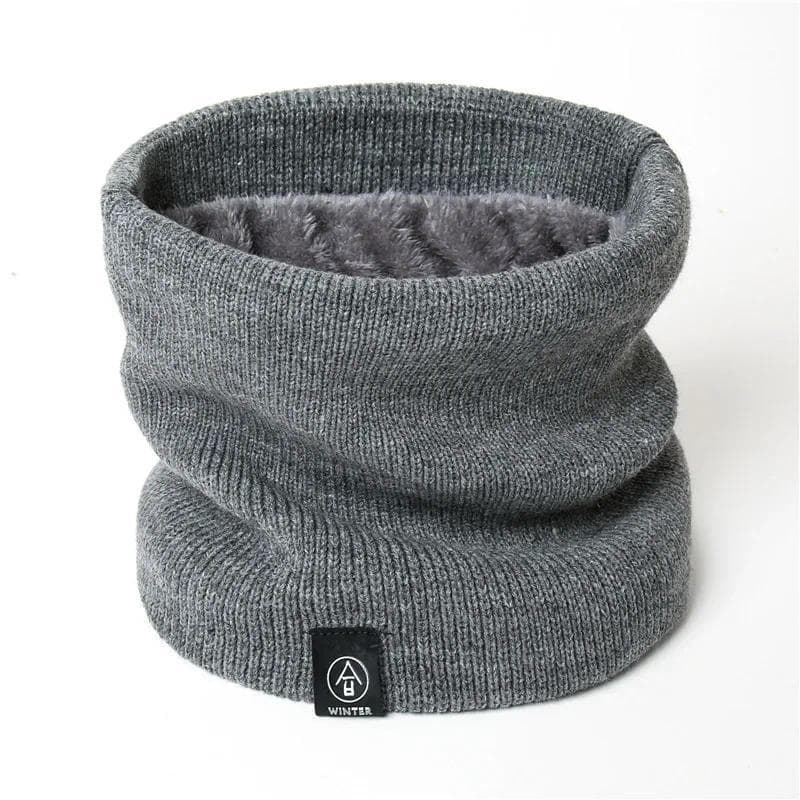 Autumn Winter Ring Scarfs Women Men Knitted Fleecing Thick Neck Scarves