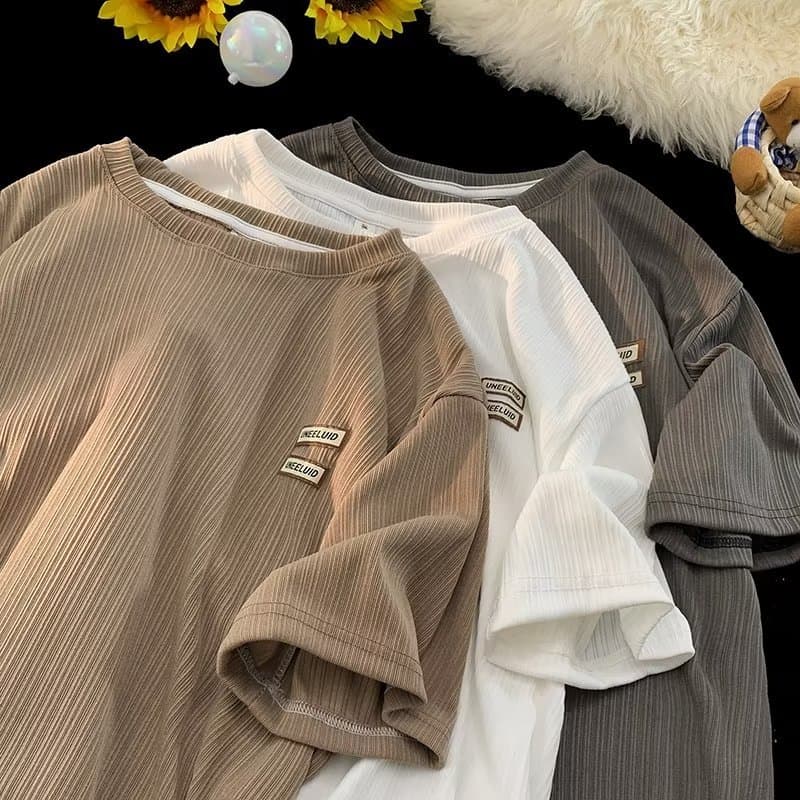 Camiseta masculina com estampa de osso de cobra, manga curta, verão, novo estilo, solto, meninos, simples, estilo básico