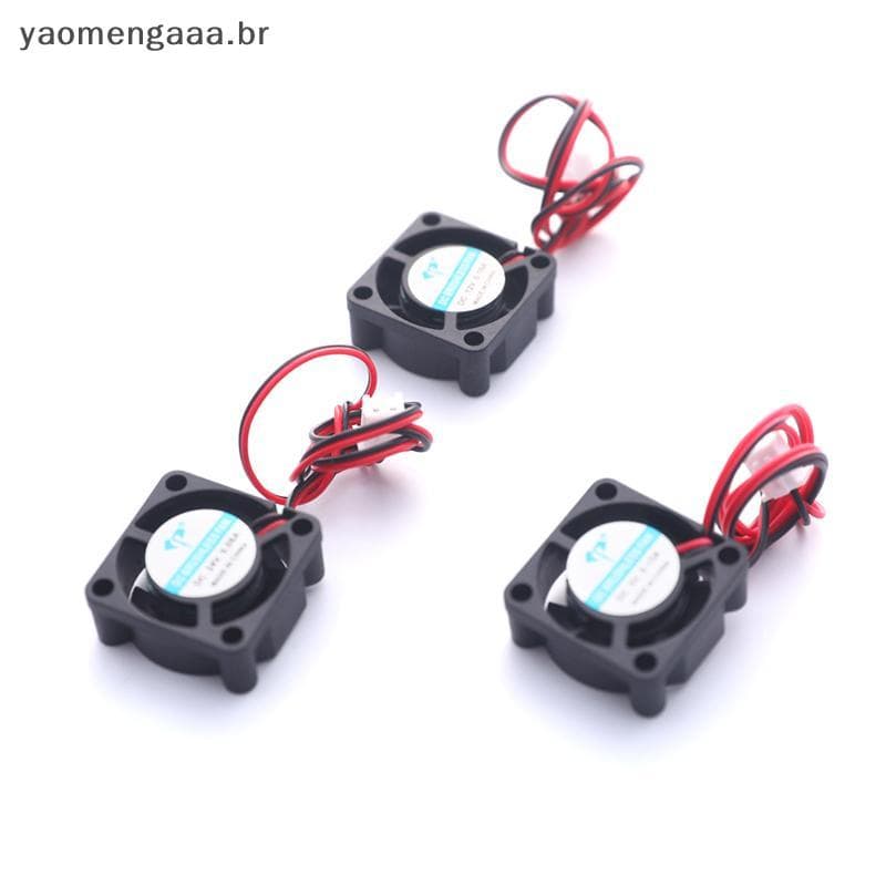 [yaoaa] Mini Ventilador De Resfriamento 12V 25mm 2510 25x25x10mm 2 Pinos DC Pequeno Micro Refrigerador 2-Pa COD