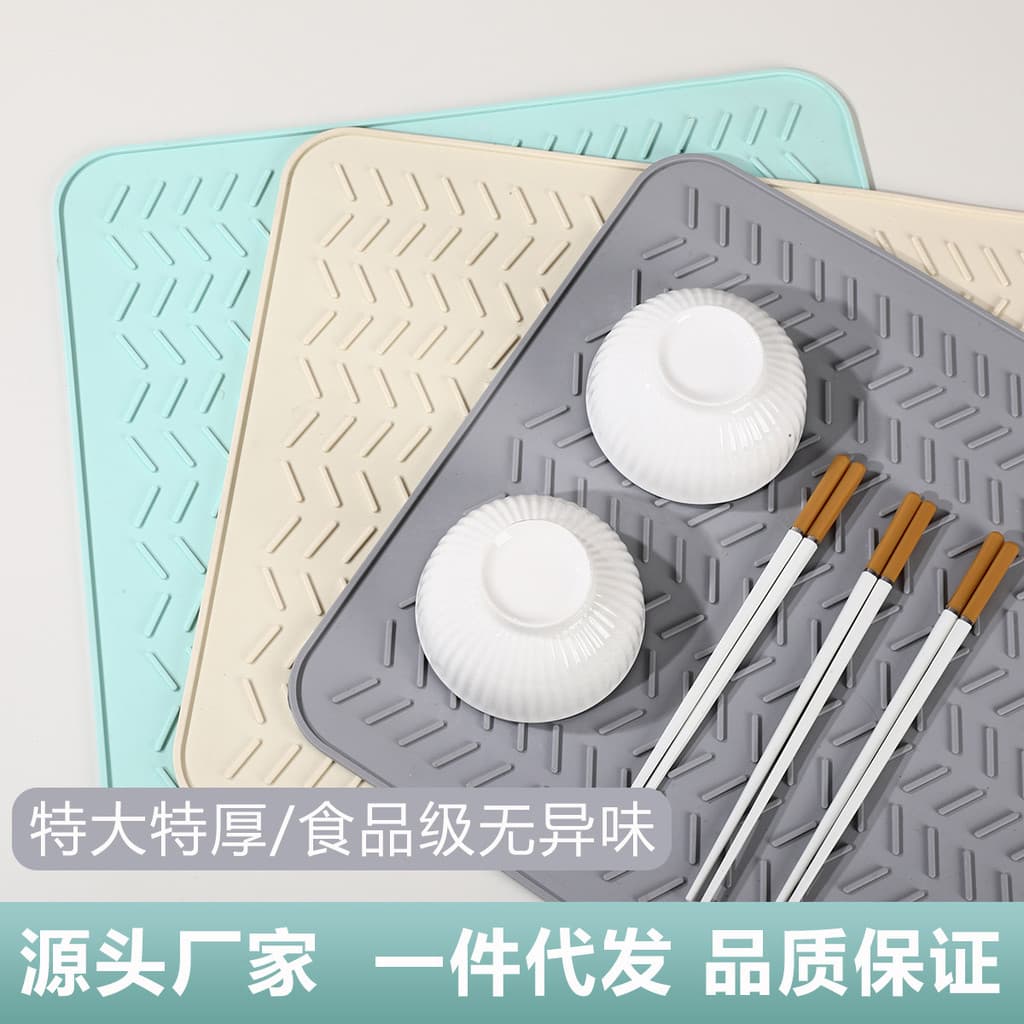 Tapete de drenagem, tapete de silicone para pia, tapete isolante térmico, tapete para bancada de cozinha, tapete para se