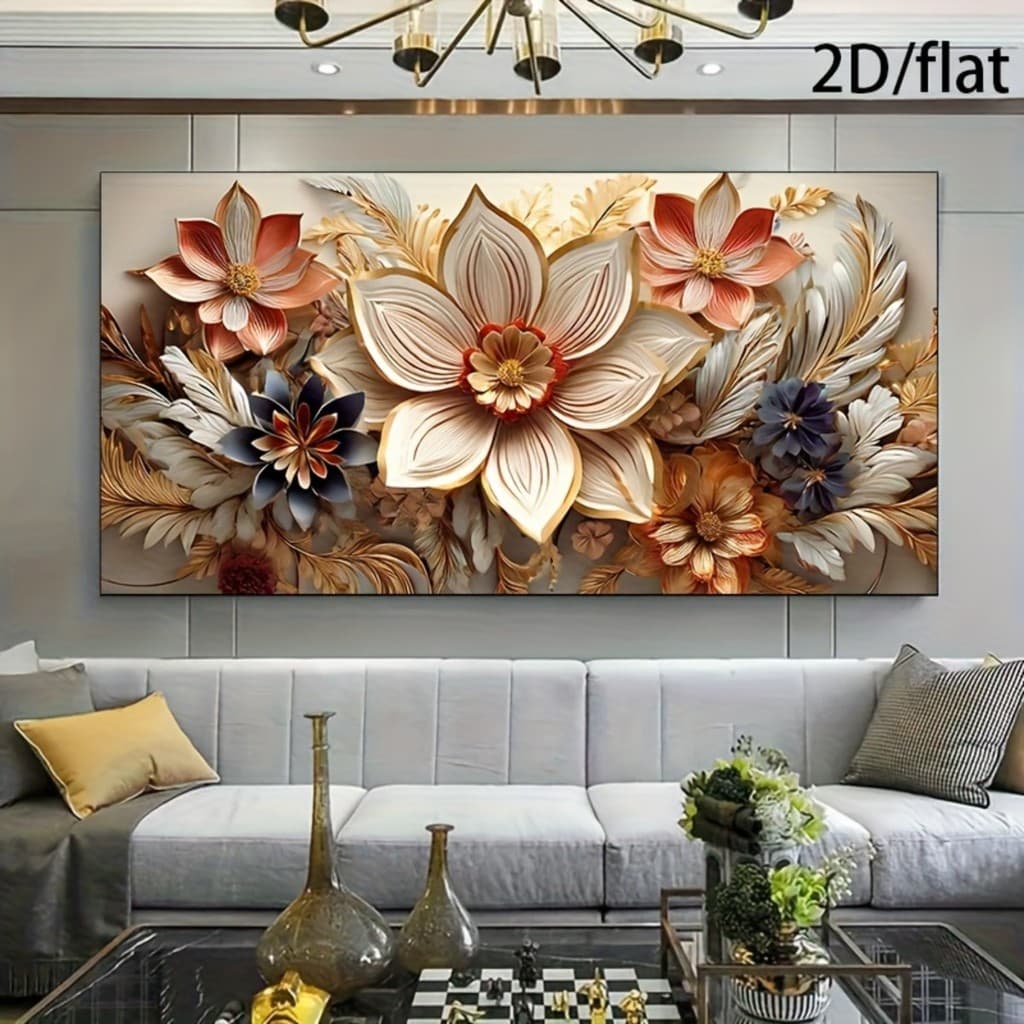 Quadro Decorativo Grande 120x80cm Moderno Visual Harmonioso Charme Moderno Sala,Quarto,Copa,consultório,escritório,hall
