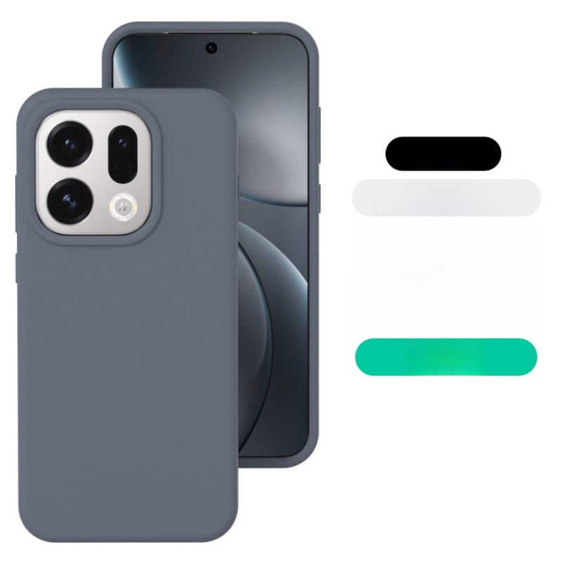 Oppo reno16pro Silicone Líquido Findx9 Glutinoso Sensação Glutinosa Capa de telefone com tudo incluído