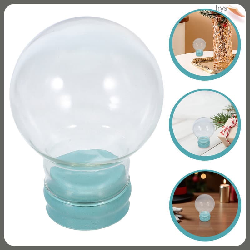 ☕ Enfeite Transparente para Decorações Natalinas