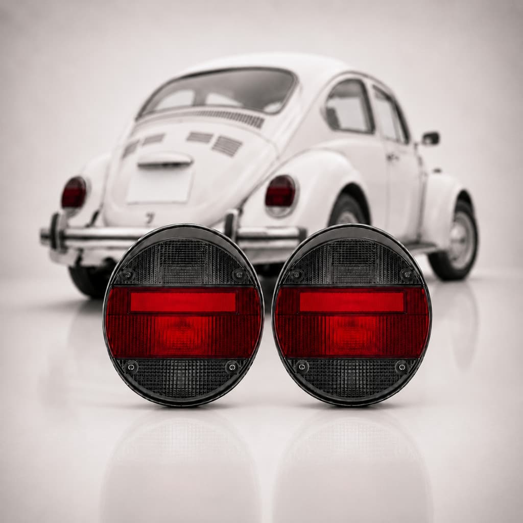 Lanterna Traseira Volkswagen Fusca Fafá Fumê C/ Circuito Unidade