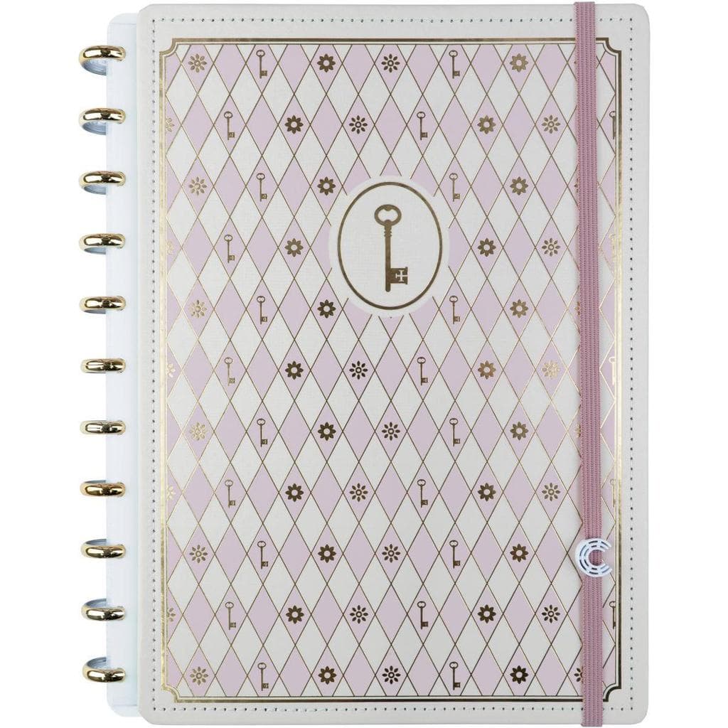 Caderno Inteligente Grande Isa Akkari Rose Key 80 fls. - Caderno Inteligente