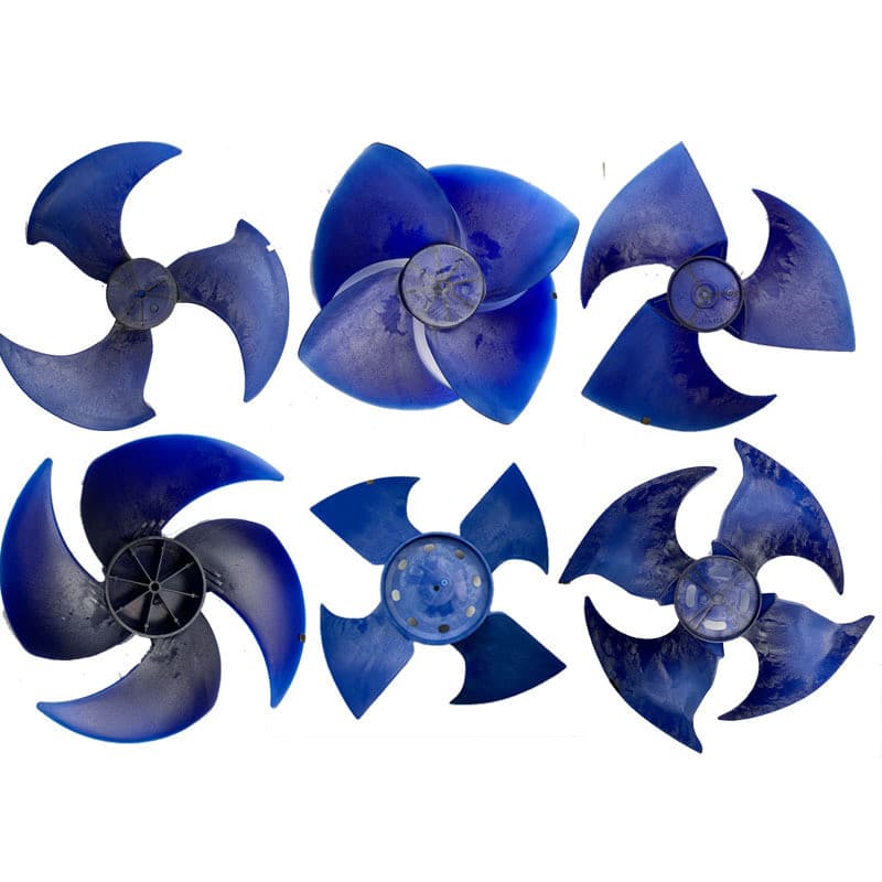 Hélices especializadas para unidades externas de ar condicionado, hélices de ventoinha de fluxo axial para unidade princ