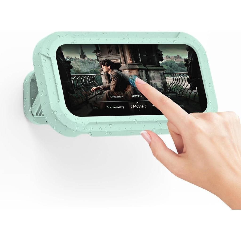 Suporte para celular à prova d'água para chuveiro com rotação de 360 graus °               Suporte de Parede Telescópico