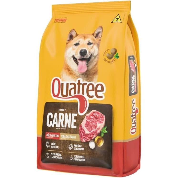 Ração Quatree Para Cães Adultos Sabor Carne 15kg