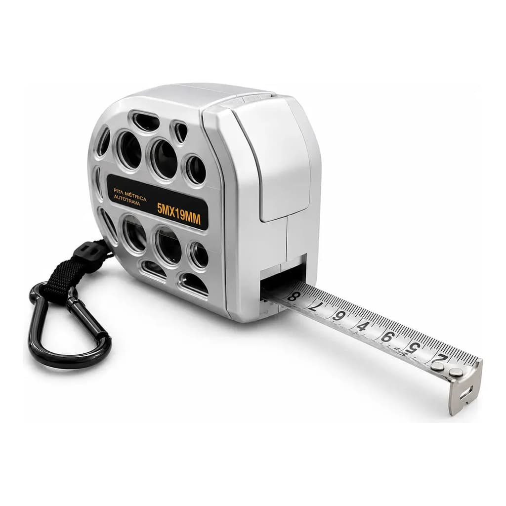 Trena Fita Métrica Magneticaço Retrátil Prova D'água 5m/7.5m/10m