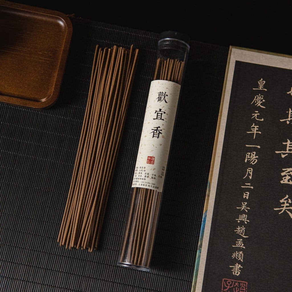 Huanyixiang chinês Zen sândalo fio incenso doméstico fragrância de longa duração purificar ar quarto aliviar o estresse
