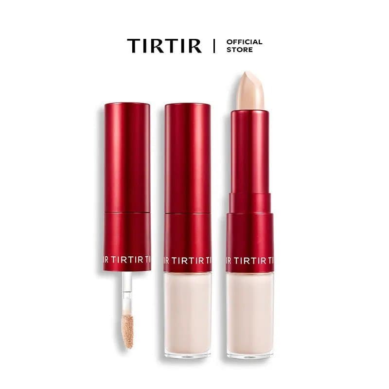 [TIRTIROfficial] Corretivo e Base Dual 2 em 1 em Bastão, Cobertura Leve, Maquiagem Impecável, Bastão de Base Cosmética 5