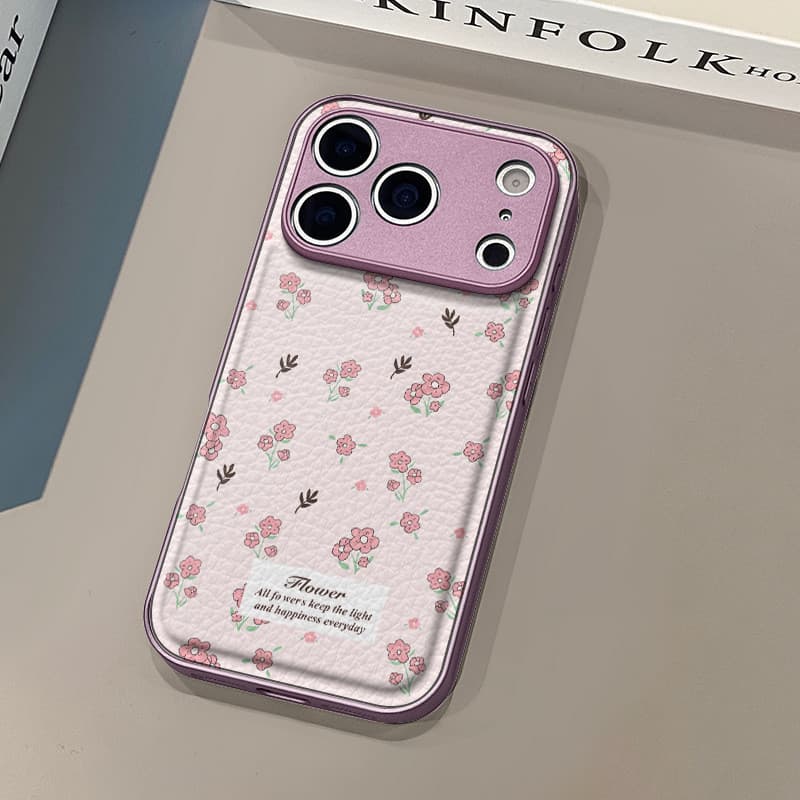 Pronta Entrega |   Capa de Telefone Floral para Casal para iPhone 17 Pro / 16 Pro Max / 15 / 14 Plus |   Capa à prova de