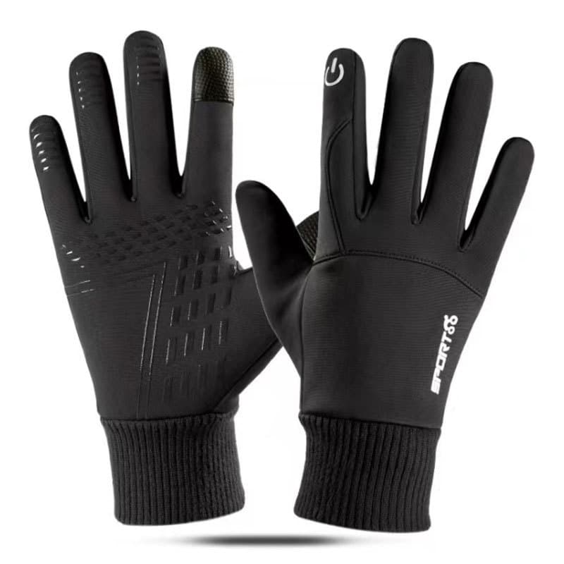 Luvas de ciclismo para outono e inverno, quentes, resistentes ao frio e à prova de vento para homens, adequadas para cic