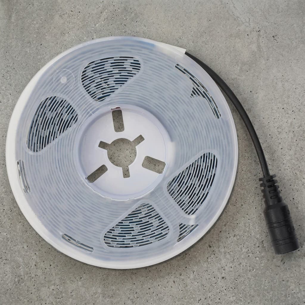 Fita De LED 5m 120 LEDs Metro Cortável A Cada 5cm Flexível 12V Para Sanca Gesso DIY