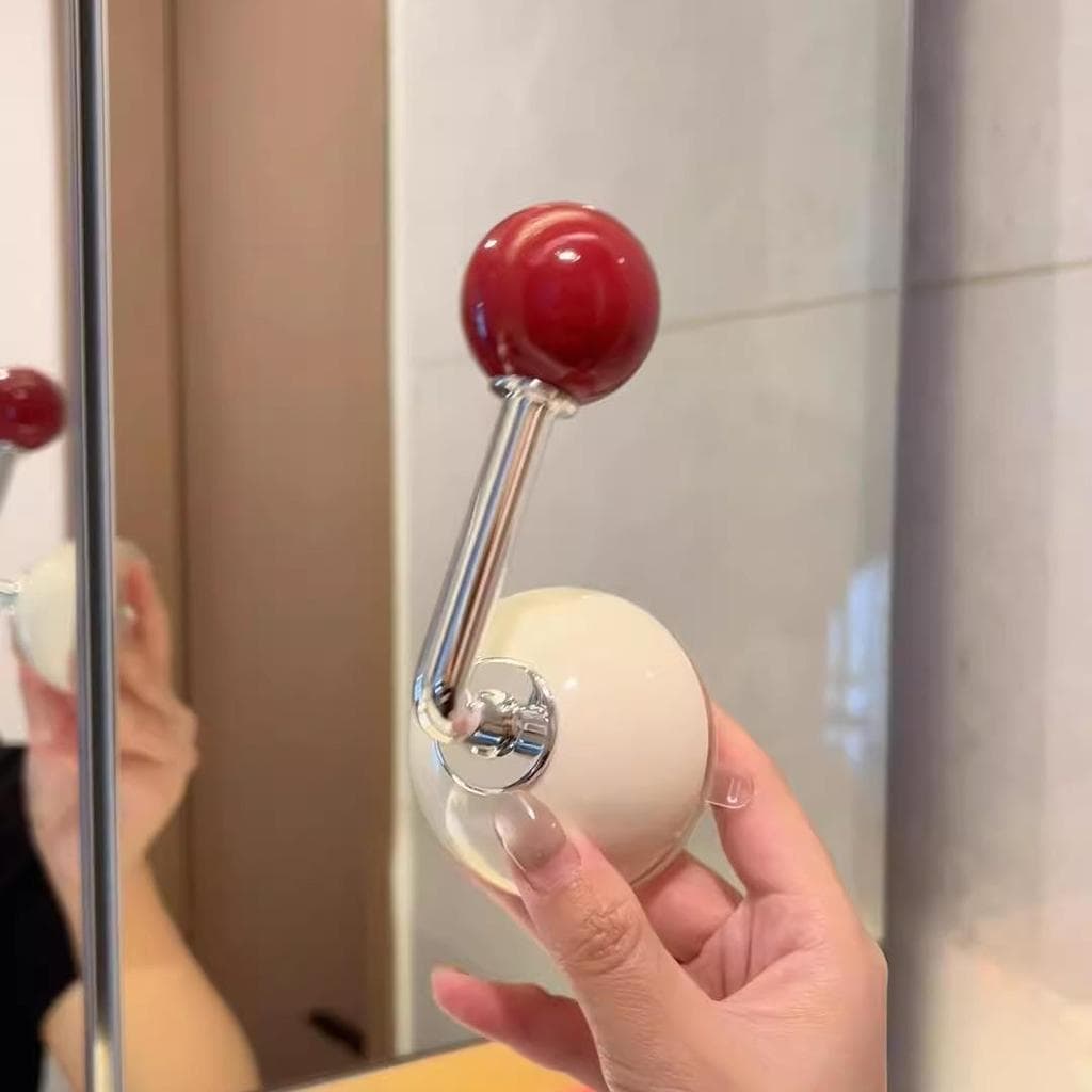 Dopamina ventosa sem perfuração gancho meninas quarto anel de cabelo armazenamento ferramenta útil