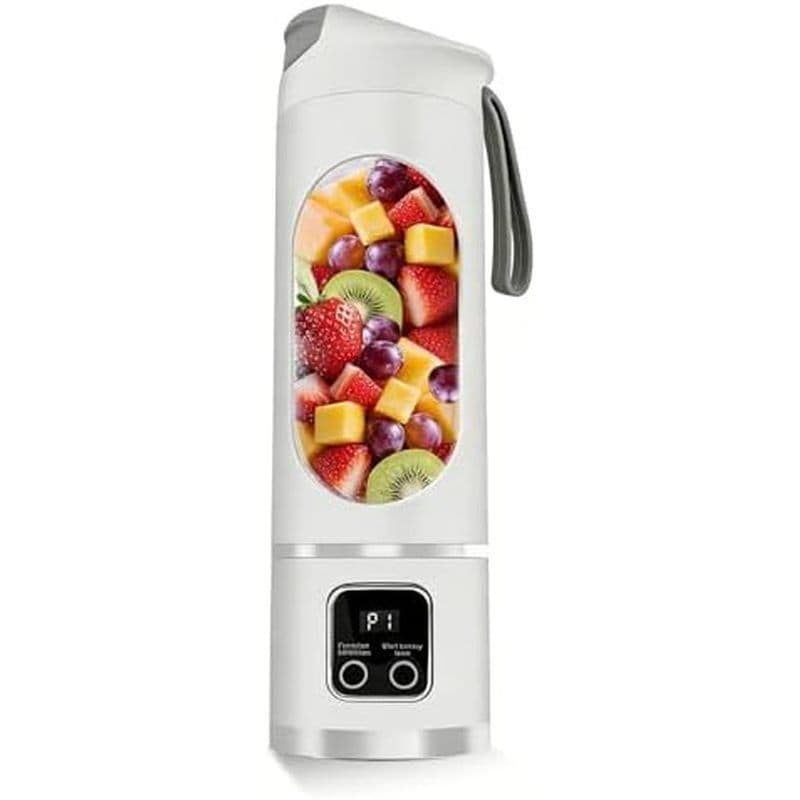 Liquidificador Portátil Lilogi , Liquidificadores De 500ML Para Smoothies Com Display LED | Recarregável USB-C De 12 Lâm